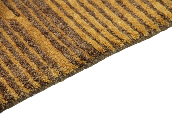 Modern Designer Hand-knotted Wool Rug New & Unused 200 x 144 cm, Rugs & carpets, Beige (photo 5 of 9)