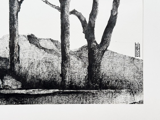 Image 1 of Eugène Eechaut (1928-2019) - L’Hermal, 1973