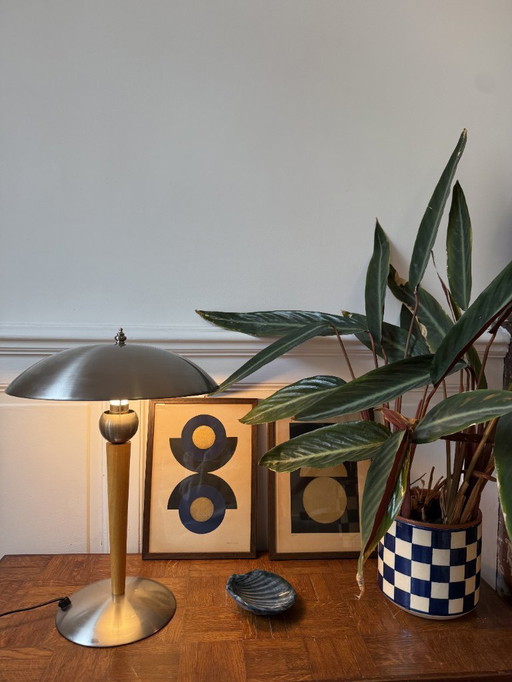 Vintage Pilz-/Ozeandampferlampe