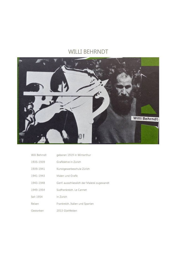 Image 1 of Willi Behrndt - Untitled Masterpiece - Art on Rough Canvas