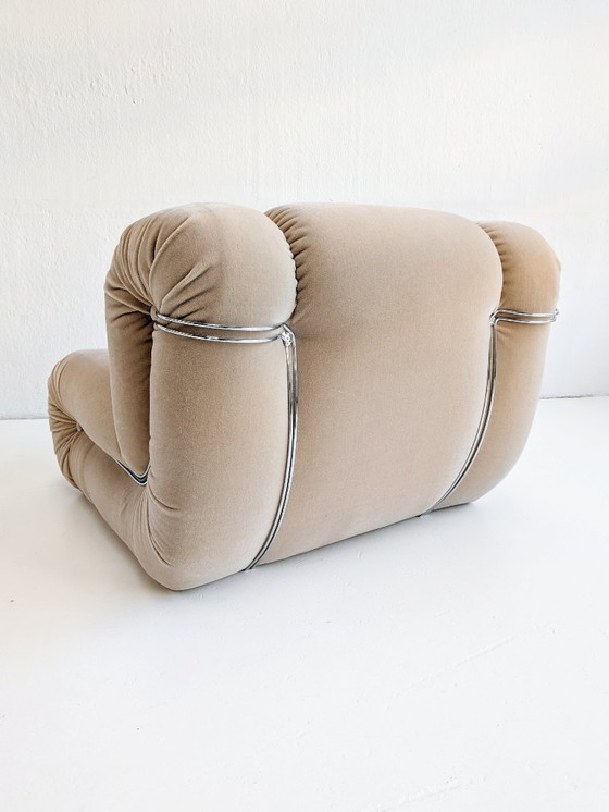 Image 1 of Ensemble de 2 fauteuils lounge « Velasquez » de Rino Maturi pour Mimo Padova, années 1970