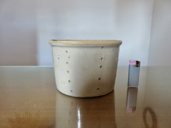 Stampo per formaggio antico XXL in gres smaltato, 1900 – Oggetti decorativi, Ceramic (photo 3 of 12)