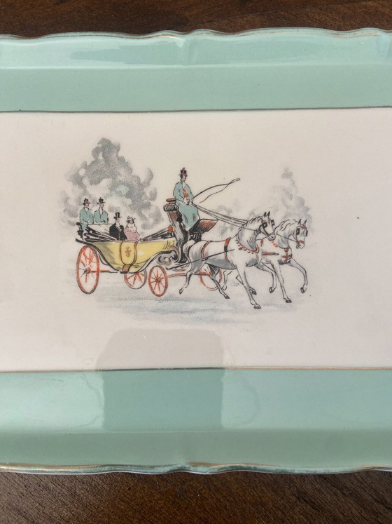 Image 1 of 2 piatti da torta in ceramica di St Amand