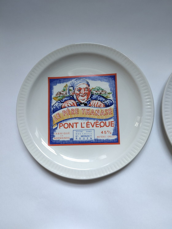 Image 1 of 6 platos de queso 'Fromages de France' de St Amand