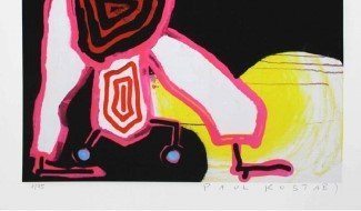 Image 1 of &quot;Heading to Miami&quot; Stampa Giclée firmata e limitata di Paul Kostabi del 2015