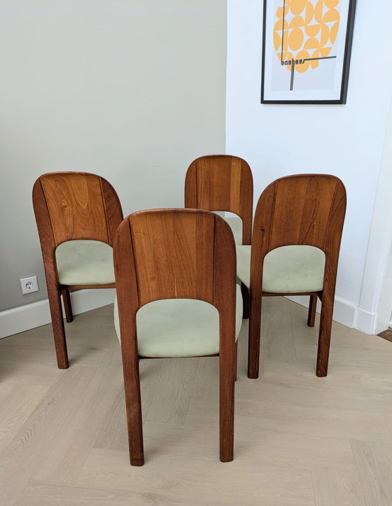 Image 1 of Vintage Danish set, 4 dining chairs, Holstebro