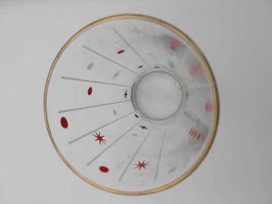 Image 1 of Juego de 5 vasos de agua de mediados de siglo de Francia.