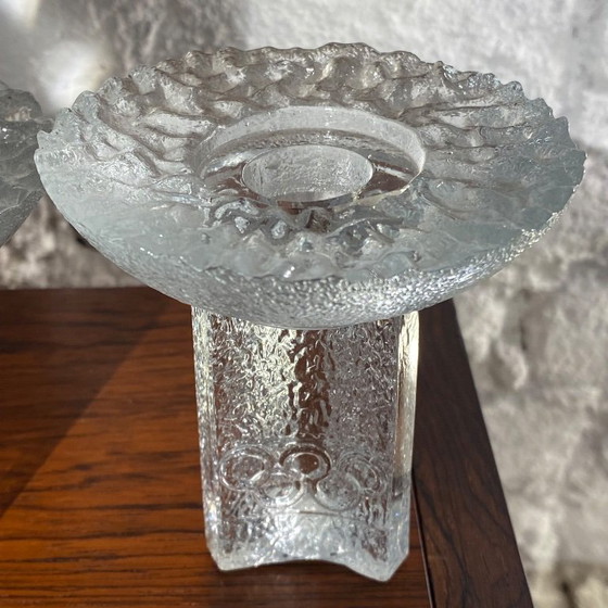 Image 1 of 2 candelieri vintage Orrefors 'Olympia'