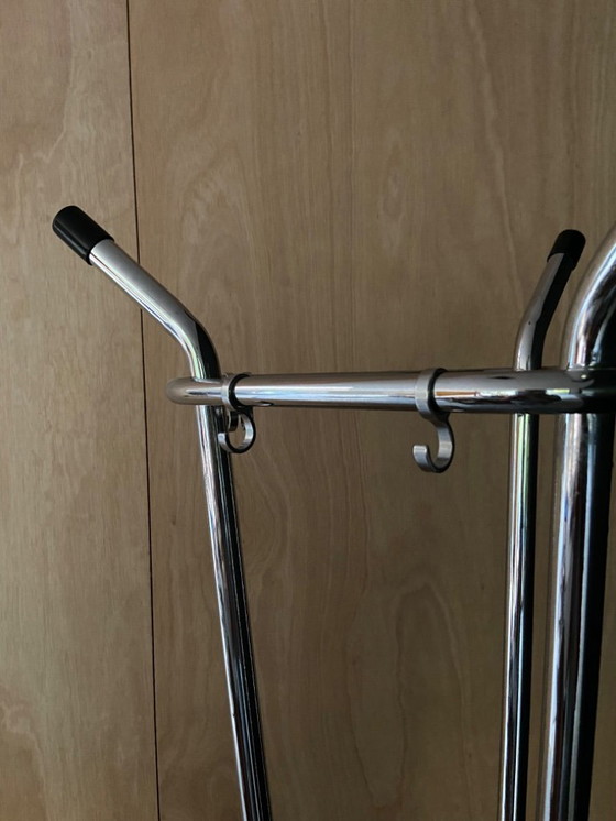 Image 1 of Thubax van Willy van der Meeren, jaren 60 Chroom kapstok