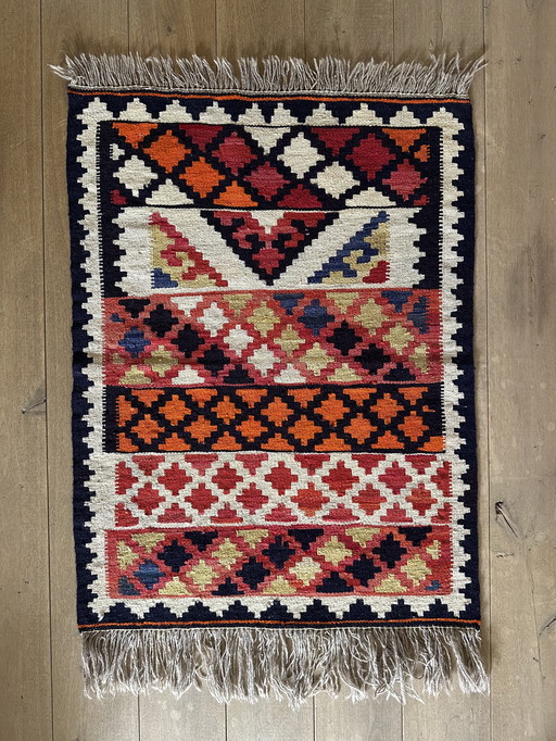 Authentieke Handgeweven Perzische Kelim Nieuw 112 x 82