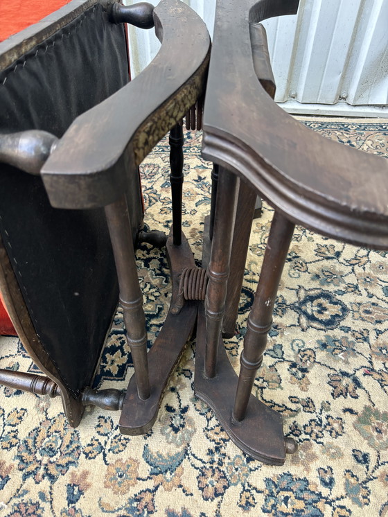 Image 1 of Engelse mid-century schommelstoel 