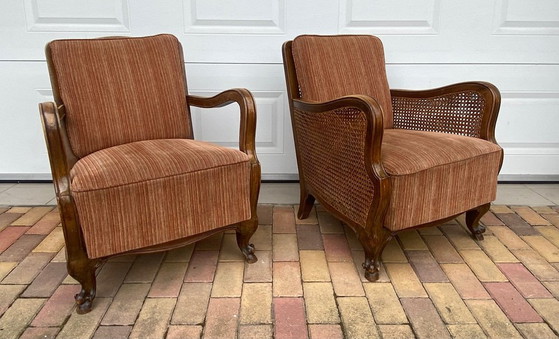 Set of Antique Italian Lounge Chairs, 1920s – Chairs and lounge chairs, Italian Design (photo 4 of 10)