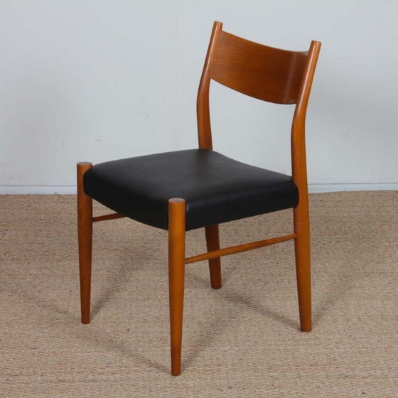 Image 1 of Suite of 6 chairs produced by Consorzio Sedie Friuli, 1960
