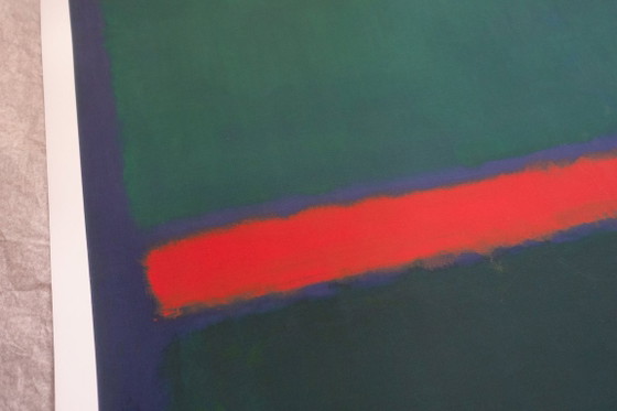 Nº 15 - Dos verdes y raya roja - Mark Rothko - Póster de 70 × 100 cm – Paper (photo 9 of 11)