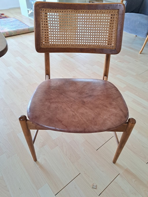 4x Vintage 1950s Chairs Mid - Century Modern