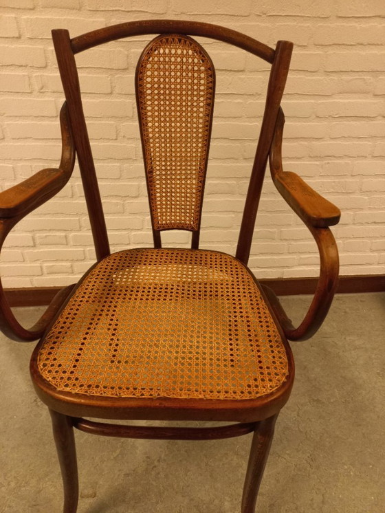 Image 1 of Chaise Thonet avec accoudoirs