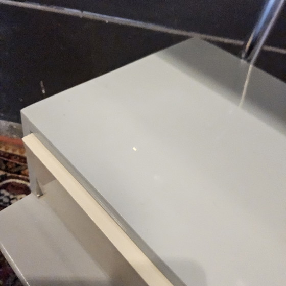 Image 1 of Vintage (1950s) Blue Auping Bedroom Set (Wim Rietveld) Mid Century Bedroom Set