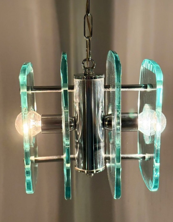 Image 1 of Lámpara colgante/lámpara de techo, Fontana Arte, Italia, década de 1970