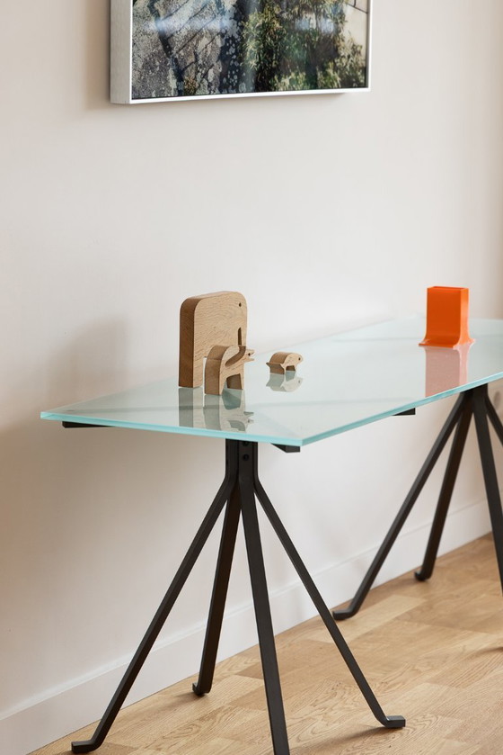 Image 1 of Enzo Mari Cuginetto custom side table Driade 1973