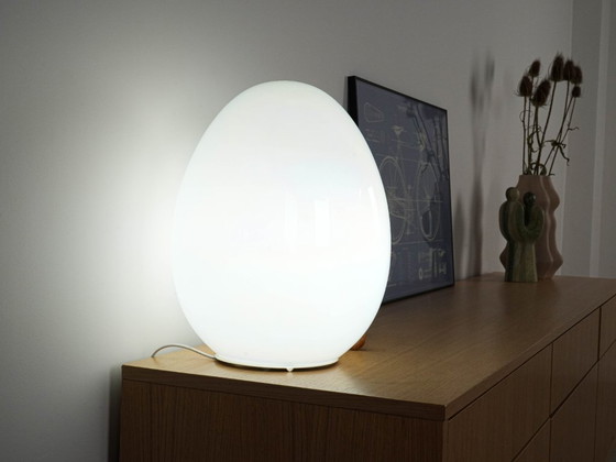 Image 1 of Egg table lamp, Italian design, 1970s, manufactured in Italy