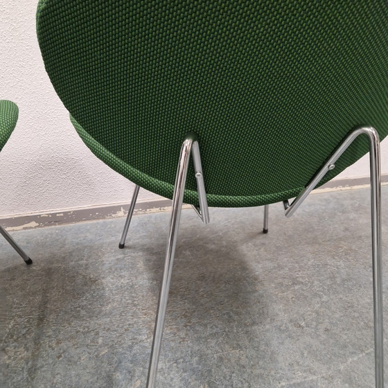 Image 1 of Set di 2 poltrone di design, Slice, anni '90, rivestite di recente