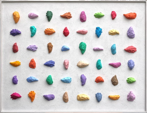 Huîtres colorées - 104 x 134 cm
