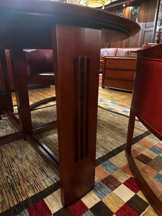 Image 1 of Ensemble de salle à manger Frits Schuitema unique en son genre : Bubinga et ébène