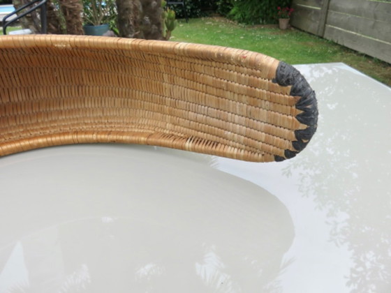 Image 1 of Ancienne chistera grand gant et sa balle (pelote) 65cm, Pays Basque, Jaï Alaï, Cesta Punta