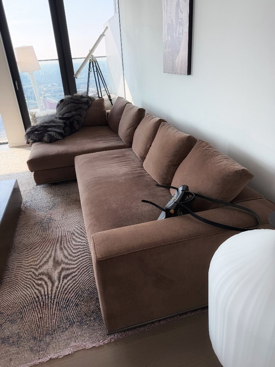 Image 1 of Minotti Hamilton Sofa with Ottoman