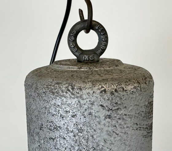 Image 1 of Large Industrial Cast Aluminium Cage Pendant Light , 1960s