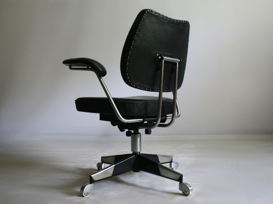 Image 1 of Johannes Larsen - Kontorstol 1955 Rar Labofa (DK) Vintage executive chair