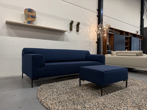 Image 1 of Diseño en Stock Bloq Bank 3 plazas Ploegwool Azul 232