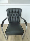 1x Gispen 412 EKC Sessel mit Fußhocker