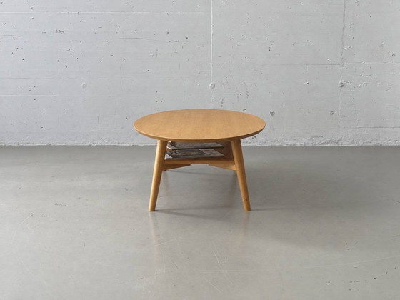 Table basse ovale Mid-Century avec étagère – Style scandinave – Tables basses, Wood (photo 7 of 12)