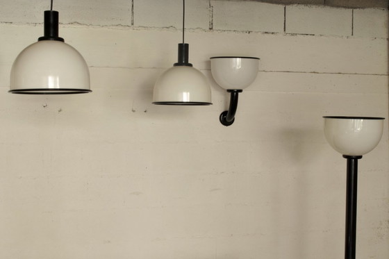 Image 1 of Set van 6 Lita Frankrijk lampen, jaren 1980