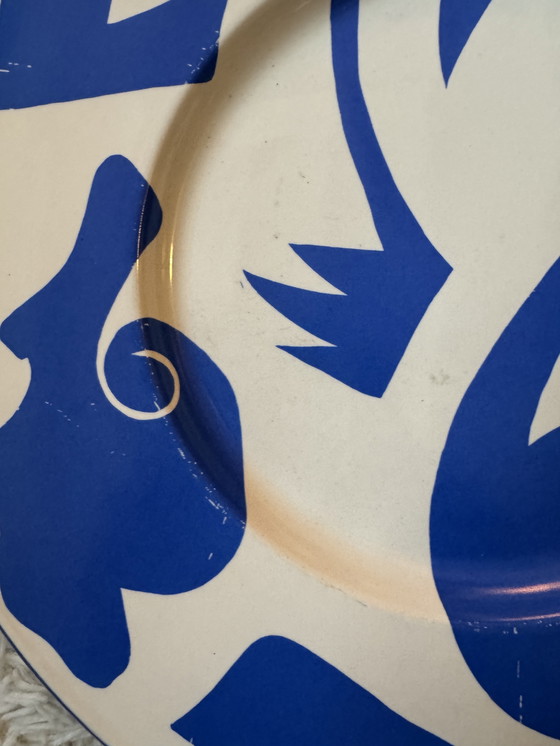 Image 1 of Fauvistisch keramisch bord van St. Clement.