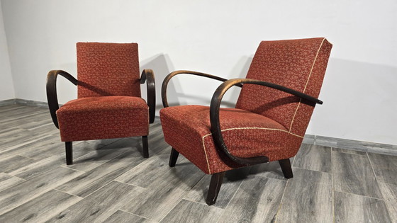 Image 1 of Satz Vintage-Sessel von Jindrich Halabala
