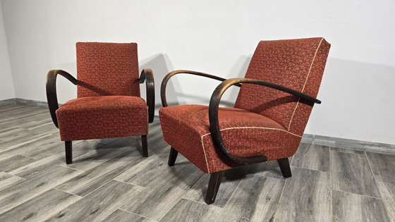 Image 1 of Set di poltrone vintage di Jindrich Halabala