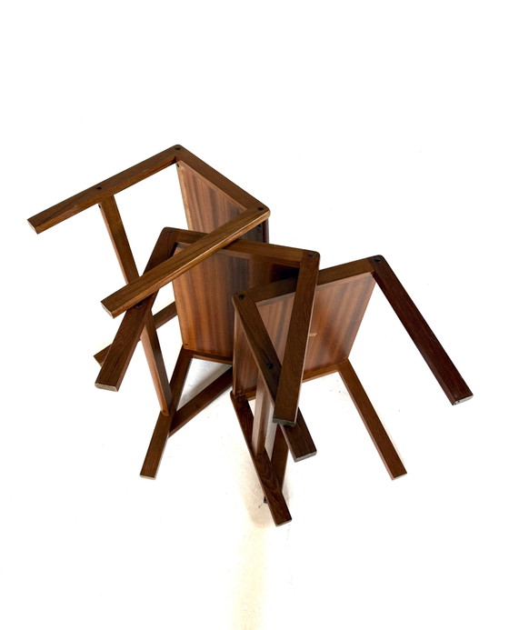 Image 1 of Ensemble mimi vintage danois en teck, Mogens Kold '60