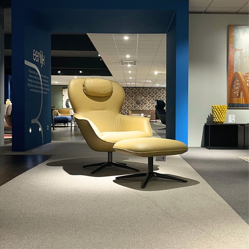 Pode Flare fauteuil met poef en hoofdkussen