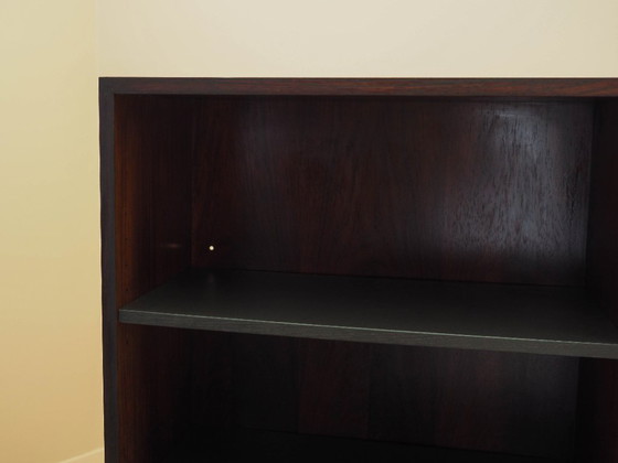 Image 1 of Bibliothèque en acajou, design danois, années 1970, fabriquée par Omann Jun