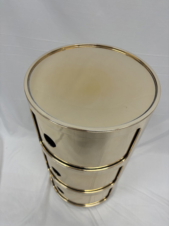 Image 1 of Kartell Componibili (3 piezas): ¡Diseño italiano en oro de lujo!