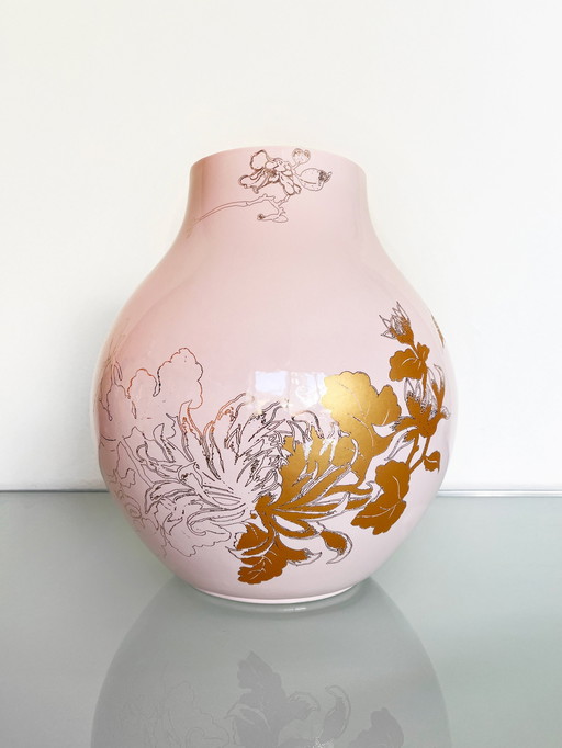 Vintage IKEA Hella Jongerius Jonsberg pink vase