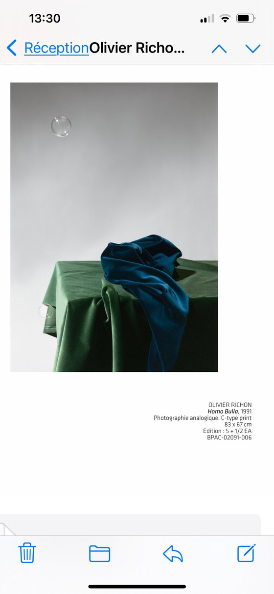 Image 1 of Foto originale Olivier Richon