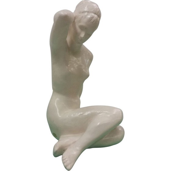 Image 1 of Vintage ceramic sculpture of a nude woman by Bohumil Kokrda, Czechoslovakia 1960