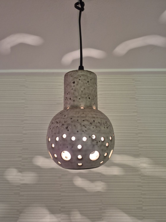 Vintage Hannie Mein Pendant lamp ceramic. (photo 2 of 9)