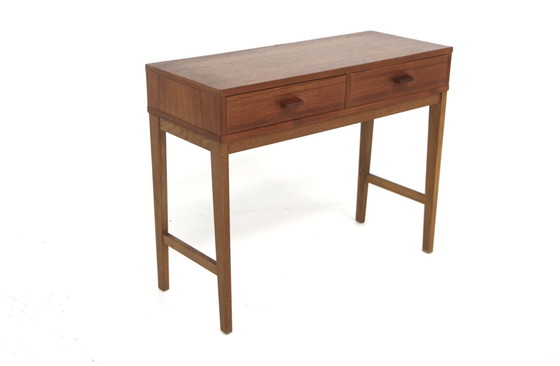 Teak Console, Zweden, jaren 60, Scandinavian (foto 5 van 5)