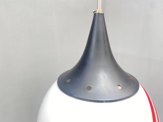 Image 1 of Hanging Pendant Lamp with Round Glass Shade