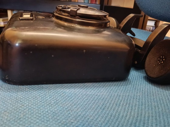 Siemens Milano S36 Black Bakelite Telephone Year 1944 – Decorative Objects, Plastic (photo 6 of 7)