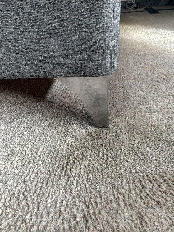 Letto boxspring Carpe Diem Sandö con gambe cromate, Letti matrimoniali, Tessile, Metallo, Grigio, Scandinavian (foto 2 di 5)